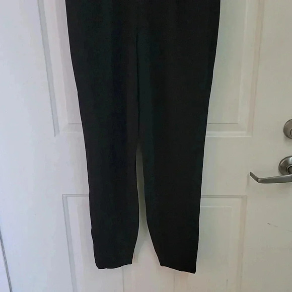 Ted Baker Black V-Neck Jumpsuit Size 1 Sparkle Ossia Pant Trim Strappy - Picture 4 of 12